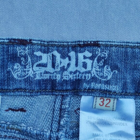 Parasuco 2016 jeans women's size 32 /31 denim blue colour western bootcut denim - Picture 6 of 14